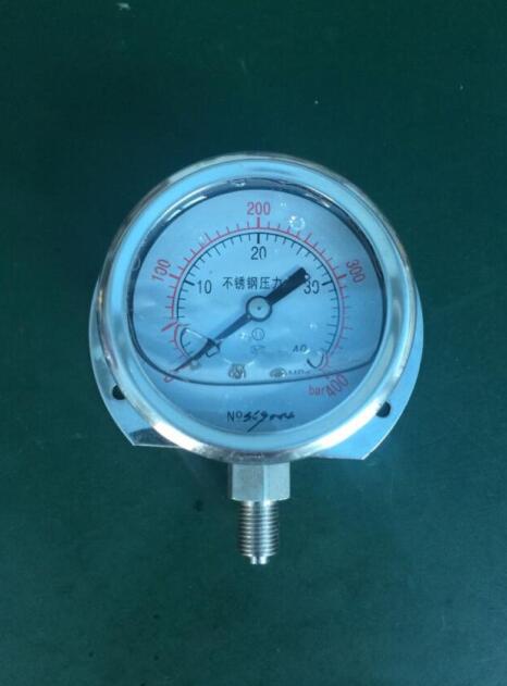 徑向后邊不銹鋼耐震壓力表