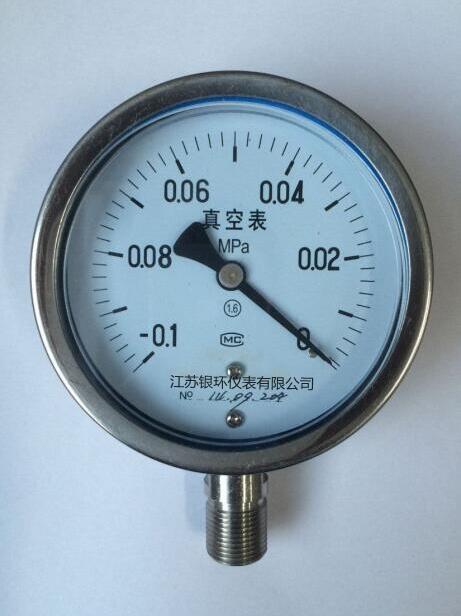 不銹鋼真空壓力表